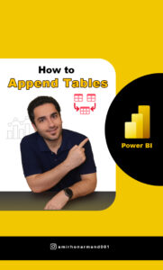 ویدیوی آموزشی Append Tables در Power BI 