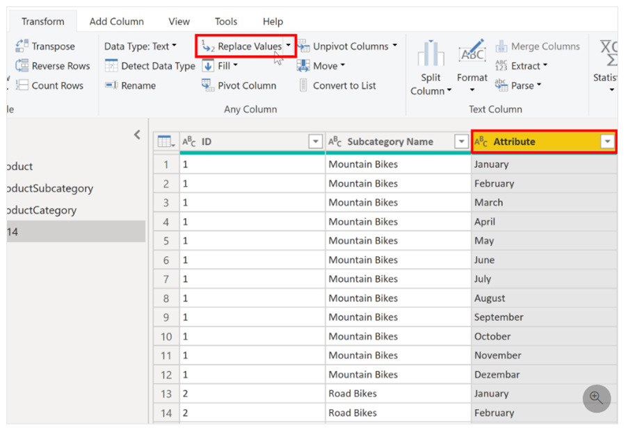 ساختار داده را در Power BI ساده کنید - داده کاوی ویستا