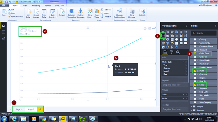 ایجاد داشبورد در Power BI – داده کاوی ویستا