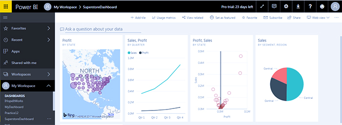 ایجاد داشبورد در Power BI – داده کاوی ویستا