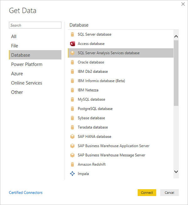 اتصال Tabular Analysis Services به Power BI Desktop - داده کاوی ویستا