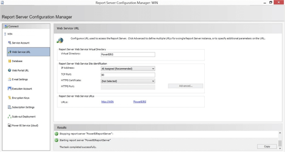 نصب و پیکر بندی  Report server power BI - داده کاوی ویستا