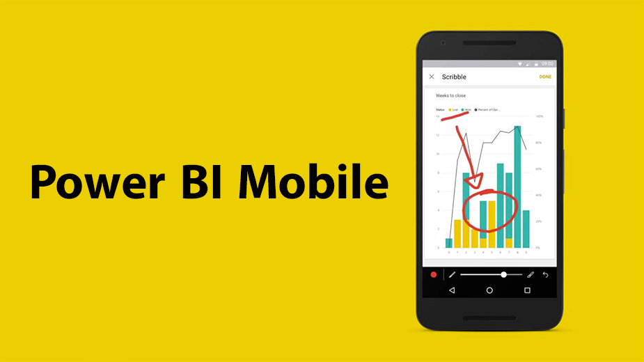 برنامه‌های تلفن همراه Power BI - داده کاوی ویستا