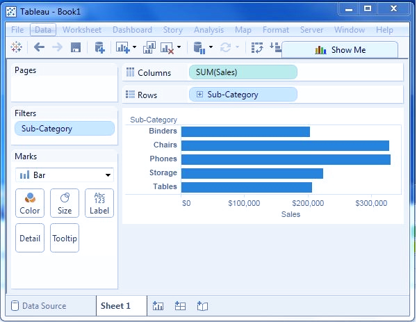 ایجاد Top Filters در Tableau - داده کاوی ویستا