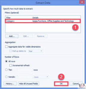 معرفی انواع فیلتر ها در Tableau - داده کاوی ویستا