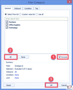 معرفی انواع فیلتر ها در Tableau - داده کاوی ویستا
