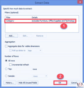 معرفی انواع فیلتر ها در Tableau - داده کاوی ویستا