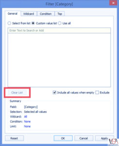 معرفی انواع فیلتر ها در Tableau - داده کاوی ویستا