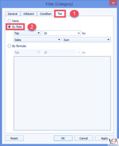 معرفی انواع فیلتر ها در Tableau - داده کاوی ویستا
