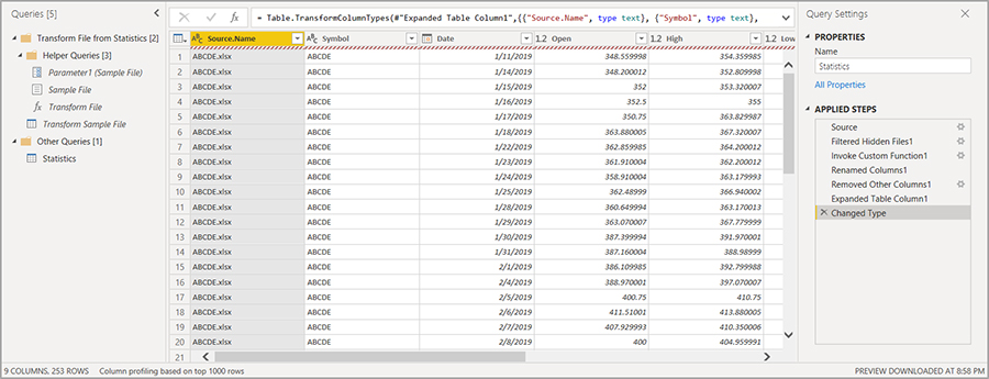 Combining data در Power BI Desktop - داده کاوی ویستا