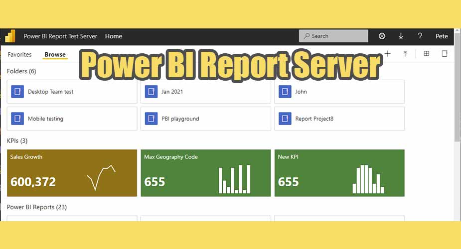 Power BI Report Server - داده کاوی ویستا