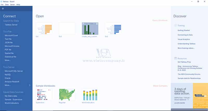 وارد کردن فایل اکسل در Tableau - داده کاوی ویستا