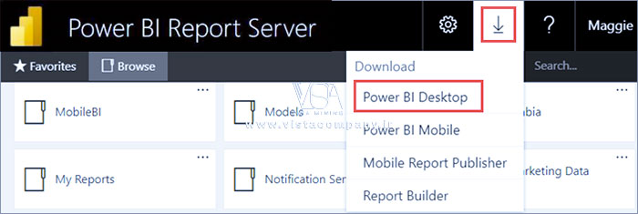 نصب Power BI Desktop برای Report Server - داده کاوی ویستا
