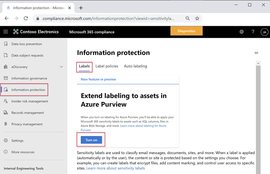 نحوه برچسب گذاری خودکار داده ها در Azure Purview - داده کاوی ویستا
